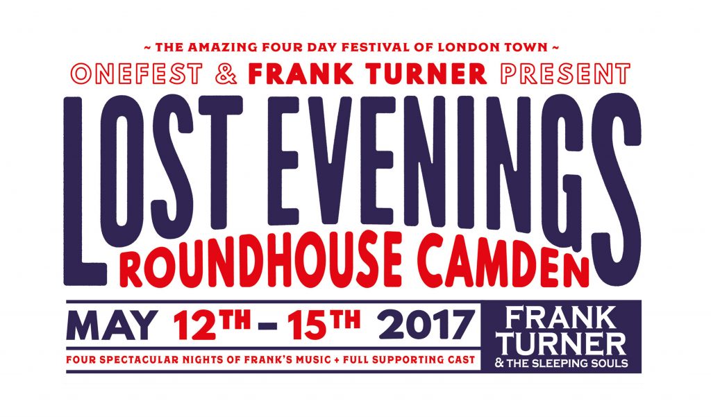 Frank Turner Lost Evenings - FULL LINE-UP ANNOUNCED